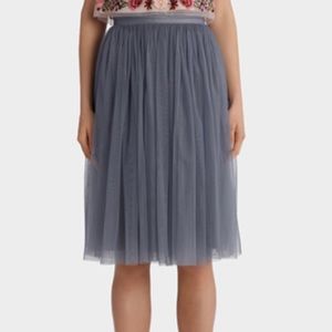 Needle & Thread Tulle Midi Skirt